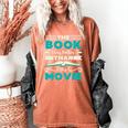 The Book Was Better Than The Movie Literary Library Bookworm Premium Tri-Blend Women's Comfort Colors T-Shirt Yam