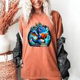 Book Dragon Reading Lover Women's Comfort Colors T-Shirt Yam