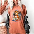 Book Dragon Reading Book Lover Women's Comfort Colors T-Shirt Yam