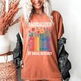 Book Flower Radicalized By Basic Decency Feminist Leftist Women's Comfort Colors T-Shirt Yam