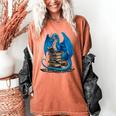 Book Lover Bookworm Reading Books Dragon Premium Tri-Blend Women's Comfort Colors T-Shirt Yam