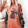 Book Reading Book Reader Manatees Sea Animal Sea Cow Manatee Women's Comfort Colors T-Shirt Yam