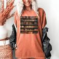 Book Book Shelves Library Women's Comfort Colors T-Shirt Yam