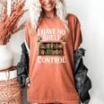 Book Shirt I Have No Shelf Control Books Women's Comfort Colors T-Shirt Yam
