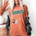 Booked And Busy Cool Coffee Reading Relaxing Books Women's Comfort Colors T-Shirt Yam Booked And Busy Cool Coffee Reading Relaxing Books Women's Comfort Colors T-Shirt Yam