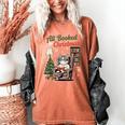All Booked For Christmas Cute Bookish Cat Lover Women's Comfort Colors T-Shirt Yam All Booked For Christmas Cute Bookish Cat Lover Women's Comfort Colors T-Shirt Yam