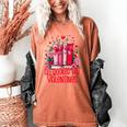 All Booked For Valentines Book Lovers Teacher Valentines Women's Comfort Colors T-Shirt Yam