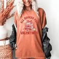 All Booked For Valentines Bow Heart Book Lover Valentine Day Women's Comfort Colors T-Shirt Yam