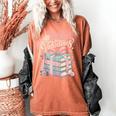 All Booked For Valentines Stacked Books Women's Comfort Colors T-Shirt Yam All Booked For Valentines Stacked Books Women's Comfort Colors T-Shirt Yam