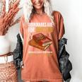 Bookmarks Are For Quitters Book Lover Saying Women's Comfort Colors T-Shirt Yam