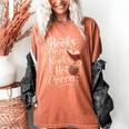 Books Cozy Nooks Hot Cocoa Winter Reading Warmth Comfort Women's Comfort Colors T-Shirt Yam Books Cozy Nooks Hot Cocoa Winter Reading Warmth Comfort Women's Comfort Colors T-Shirt Yam