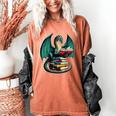 Books Dragon Reading Book Lover Women's Comfort Colors T-Shirt Yam Books Dragon Reading Book Lover Women's Comfort Colors T-Shirt Yam