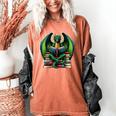 Books Dragon Reading Book Women's Comfort Colors T-Shirt Yam Books Dragon Reading Book Women's Comfort Colors T-Shirt Yam