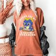 Books Are My Greatest Treasure Kawaii Dragon Reading Books Women's Comfort Colors T-Shirt Yam