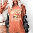 I Like My Books With a Side Of Panic Thriller Women's Comfort Colors T-Shirt Yam