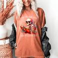 I Like My Books Spicy And My Coffee Icy Skeleton Women's Comfort Colors T-Shirt Yam I Like My Books Spicy And My Coffee Icy Skeleton Women's Comfort Colors T-Shirt Yam