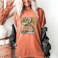 Bookworm Dragons Reading Book Dragons And Books Women's Comfort Colors T-Shirt Yam