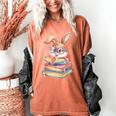 Bunny Rabbit Reading Books Rabbit Books Bunny Reader Women's Comfort Colors T-Shirt Yam Bunny Rabbit Reading Books Rabbit Books Bunny Reader Women's Comfort Colors T-Shirt Yam
