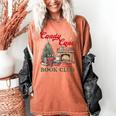 Candy Cane Book Club Holiday Party & Book Exchange Women's Comfort Colors T-Shirt Yam Candy Cane Book Club Holiday Party & Book Exchange Women's Comfort Colors T-Shirt Yam