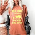 My Cat Guards My Mug And Book Humor Cats Premium Tri-Blend Women's Comfort Colors T-Shirt Yam My Cat Guards My Mug And Book Humor Cats Premium Tri-Blend Women's Comfort Colors T-Shirt Yam