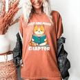 Cat Reading Books Bookworm Read One More Chapter Women's Comfort Colors T-Shirt Yam Cat Reading Books Bookworm Read One More Chapter Women's Comfort Colors T-Shirt Yam