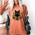 Cat For Women Book Lover Cute Cat And Book Women's Comfort Colors T-Shirt Yam Cat For Women Book Lover Cute Cat And Book Women's Comfort Colors T-Shirt Yam