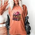 Chapter 67 Floral Book Stack Women's Comfort Colors T-Shirt Yam Chapter 67 Floral Book Stack Women's Comfort Colors T-Shirt Yam