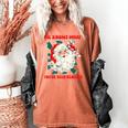 Christmas Bookish He Knows What You'Ve Been Reading Women Women's Comfort Colors T-Shirt Yam