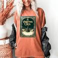 A Christmas Carol Book Cover By Charles Dickens Women's Comfort Colors T-Shirt Yam