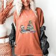 Christmas A Penguin Reading Book Snowflake Cocoa Hot Teacher Women's Comfort Colors T-Shirt Yam Christmas A Penguin Reading Book Snowflake Cocoa Hot Teacher Women's Comfort Colors T-Shirt Yam