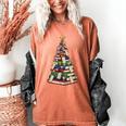 Christmas Tree Of Books For Readers And Librarians Women's Comfort Colors T-Shirt Yam