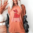 Clifford The Big Red Dog Pink Text With Bow Illustrated Book Women's Comfort Colors T-Shirt Yam Clifford The Big Red Dog Pink Text With Bow Illustrated Book Women's Comfort Colors T-Shirt Yam
