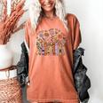 I Closed My Book To Be Here Floral Bookworm Reading Women's Comfort Colors T-Shirt Yam
