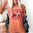 I Closed My Book To Be Here Valentines Book Lover Bookish Women's Comfort Colors T-Shirt Yam