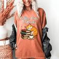 Coffee Cats & Books Lover For Women & Girls Coffee Women's Comfort Colors T-Shirt Yam