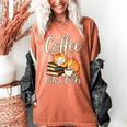 Coffee Cats And Books Lover For Women & Men Coffee Women's Comfort Colors T-Shirt Yam Coffee Cats And Books Lover For Women & Men Coffee Women's Comfort Colors T-Shirt Yam
