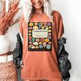 Composition Notebook Costume Teacher Matching Halloween Book Women's Comfort Colors T-Shirt Yam