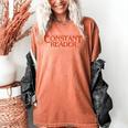 Constant Reader Fan Of Horror Suspense Books Bibliophile Women's Comfort Colors T-Shirt Yam