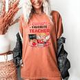Cupid's Favorite Math Teacher Valentine Reading Book Women Women's Comfort Colors T-Shirt Yam Cupid's Favorite Math Teacher Valentine Reading Book Women Women's Comfort Colors T-Shirt Yam