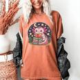 Cute Axolotl Reading Books Cozy Night Aesthetic Women's Comfort Colors T-Shirt Yam