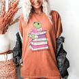 Cute Book Lover Frog Pretty Girls Read Books Kawaii Reading Women's Comfort Colors T-Shirt Yam Cute Book Lover Frog Pretty Girls Read Books Kawaii Reading Women's Comfort Colors T-Shirt Yam