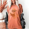 Cute Bookworm Worm Reading Book Glasses Nerdy Women's Comfort Colors T-Shirt Yam Cute Bookworm Worm Reading Book Glasses Nerdy Women's Comfort Colors T-Shirt Yam
