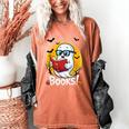 Cute Ghost Reading Book Retro Halloween Librarian Women's Comfort Colors T-Shirt Yam Cute Ghost Reading Book Retro Halloween Librarian Women's Comfort Colors T-Shirt Yam