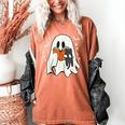 Cute Ghost Reading Book Spooky Season Halloween Costume Kids Women's Comfort Colors T-Shirt Yam Cute Ghost Reading Book Spooky Season Halloween Costume Kids Women's Comfort Colors T-Shirt Yam