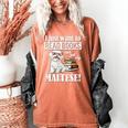 Cute Glasses Read Books & Pet My Maltese Lover Women's Comfort Colors T-Shirt Yam