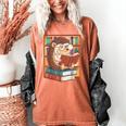 Cute Hedgehog Book Nerd Women's Comfort Colors T-Shirt Yam Cute Hedgehog Book Nerd Women's Comfort Colors T-Shirt Yam