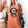 Cute Panda Reading Book Under Moon Bookworm Coffee Lover Women's Comfort Colors T-Shirt Yam