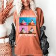 Cute Penguin Reading Book School Librarian Teacher Student Women's Comfort Colors T-Shirt Yam