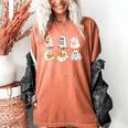 Cute Spooky Reading Book Halloween Fall Ghost Autumn Women's Comfort Colors T-Shirt Yam Cute Spooky Reading Book Halloween Fall Ghost Autumn Women's Comfort Colors T-Shirt Yam