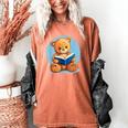 Cute Teddy Bear Reading Book Fun Women's Comfort Colors T-Shirt Yam Cute Teddy Bear Reading Book Fun Women's Comfort Colors T-Shirt Yam